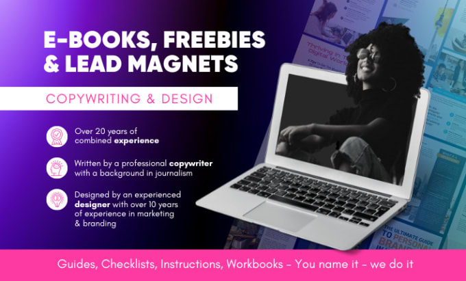 I will write and design your lead magnet, ebook or freebie